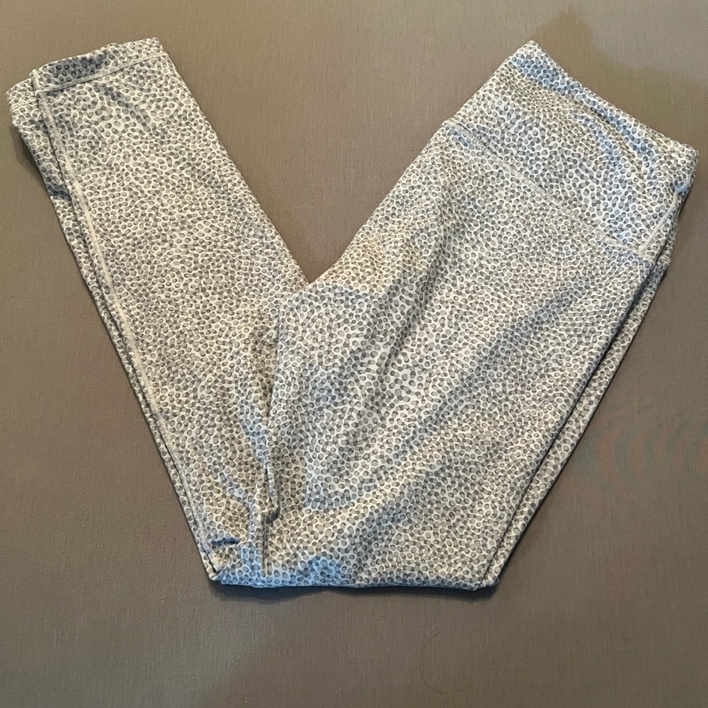 Prana Size S Gray Spotted leggings